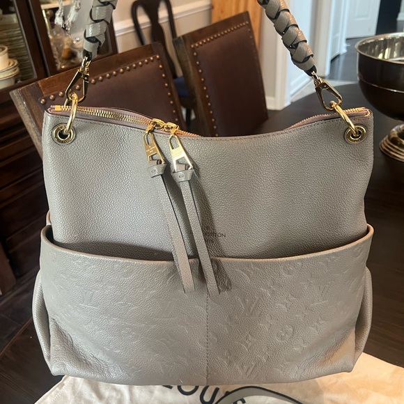 Maida Hobo RARE turtledove Louis Vuitton shoulder crossbody bag authentic - Picture 4 of 5